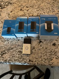 Ring Security Camera Bundle with Video Doorbell