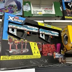 Zuru X-Shot Pro Fury-X Electric Target Battle Pack