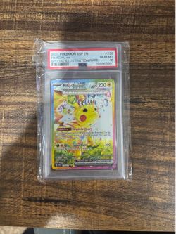 Pikachu ex  238/191 surging sparks Special Illustration Rare PSA 10