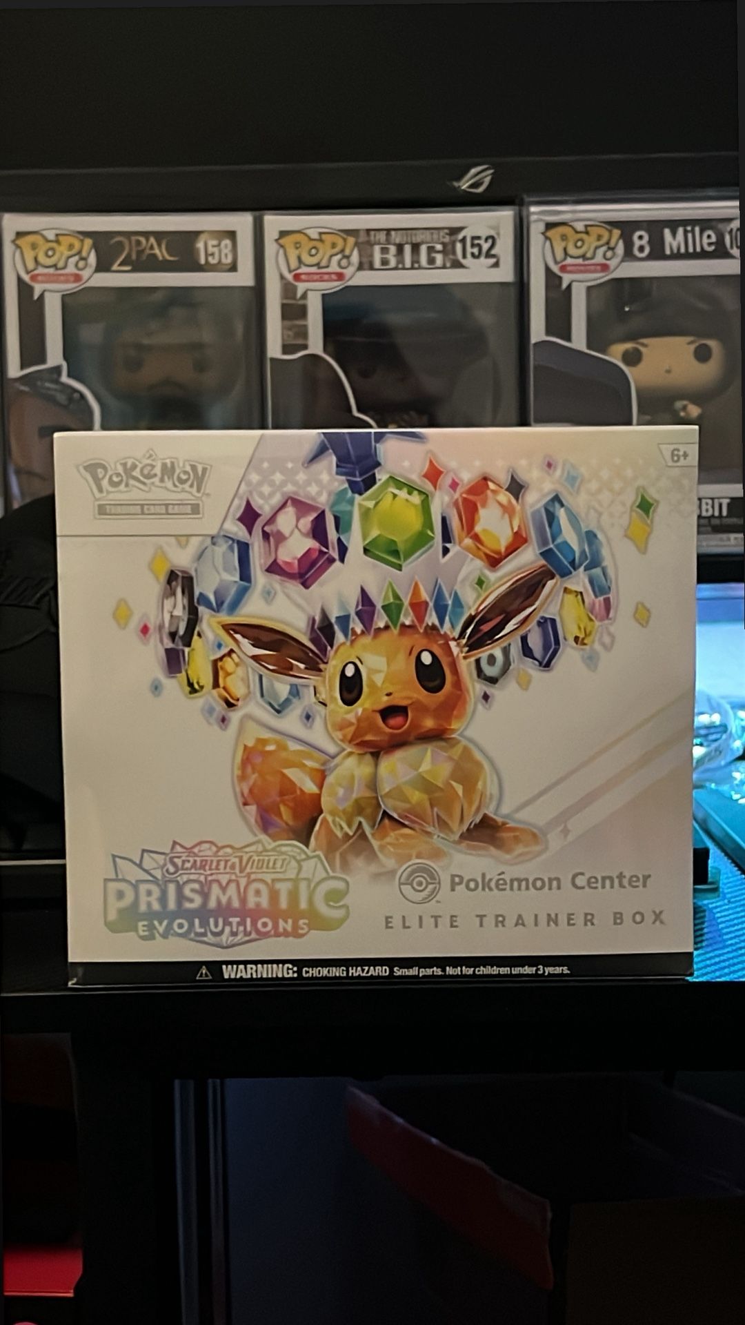 Pokemon Scarlet & Violet Prismatic Evolutions Pokemon Center Elite Trainer Box