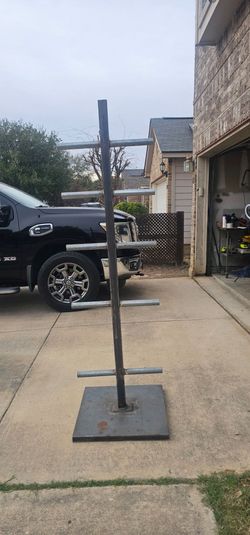 Olympic weight tree stand