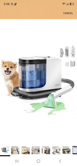 Uwant Carpet Cleaner Machine with Powerful Suction for Pets with Cleaning Tools& Solution Carpet Upholstery Cleaner for Cars,Couch,Furniture Set of 1
