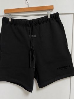 Fear of God Essentials Black Sweat Shorts new never worn size medium