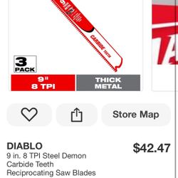 Diablo Reciprocating Blades 