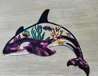 Acrylic Whale Wall Decor