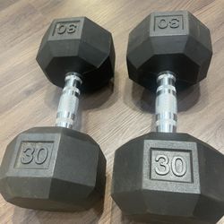 (2) 30lb Dumbbells 