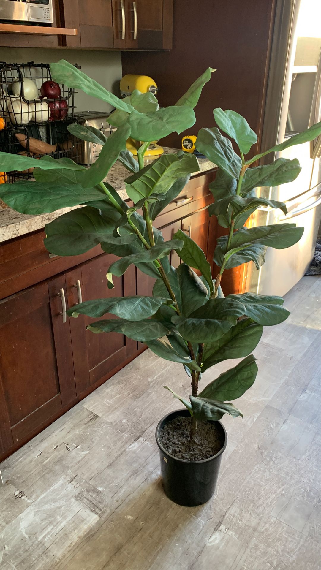 Fake Fiddle Leaf Fig Decorative Plant