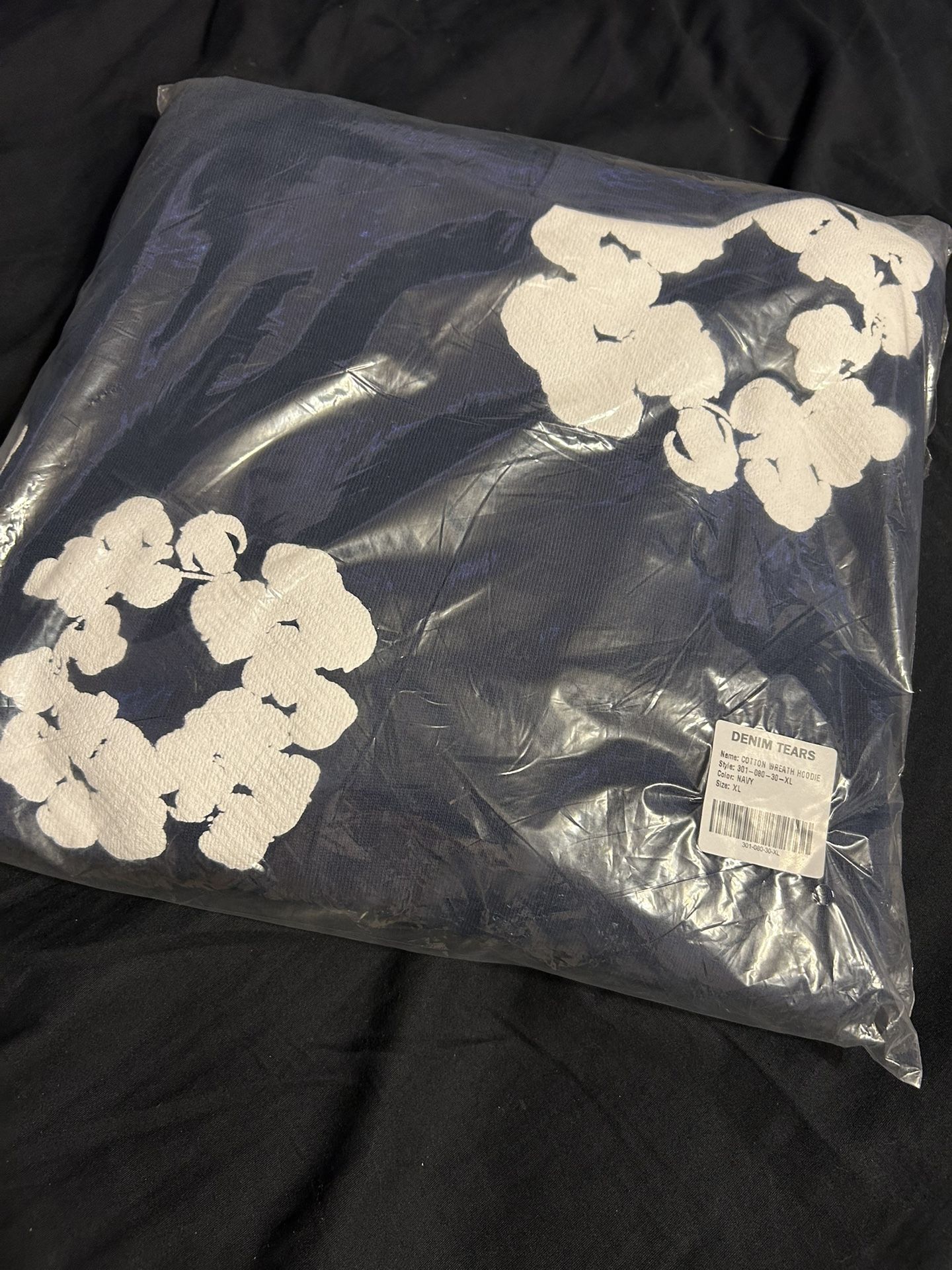 Navy Blue Denim Tears Hoodie
