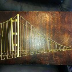 Metal Wall Art Bridge