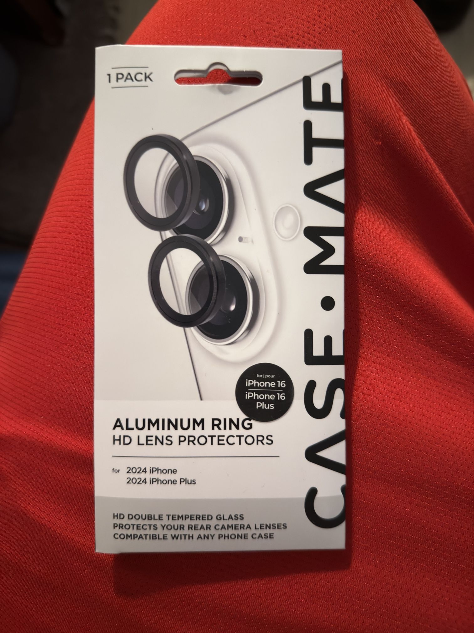 Brand New CaseMate IPhone 16/16+ Tempered Glass Camera Lens Protectors.