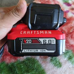 Craftsman 6.0 Battery With Charger 