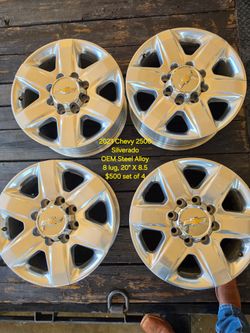 Chevy OEM Steel Alloy wheels