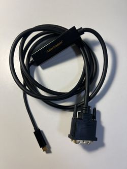 USB-C to DVI-D 6ft Long Cable Male To Male