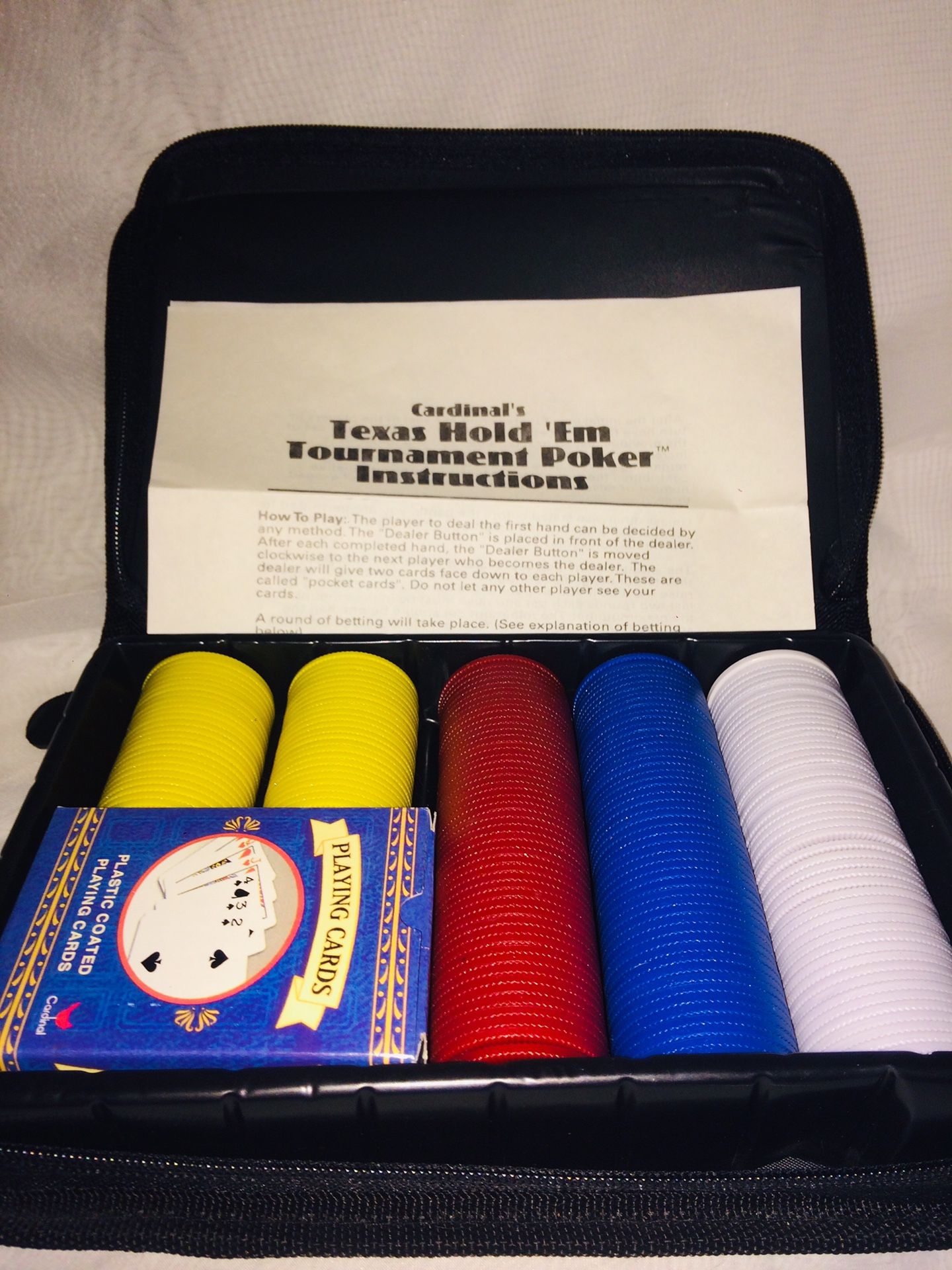 Texas poker set