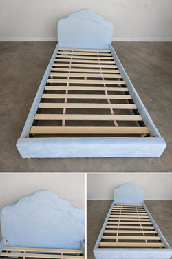 Brand New Twin Bed Frame – Light Blue