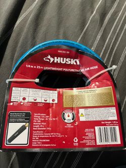 HUSKY 1/4 25FT AIR HOSE