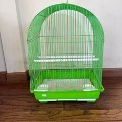 Green Bird Cage
