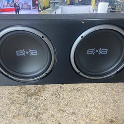 Belva BPKG210v2 1000W Dual 10” Subwoofers + Ported Box