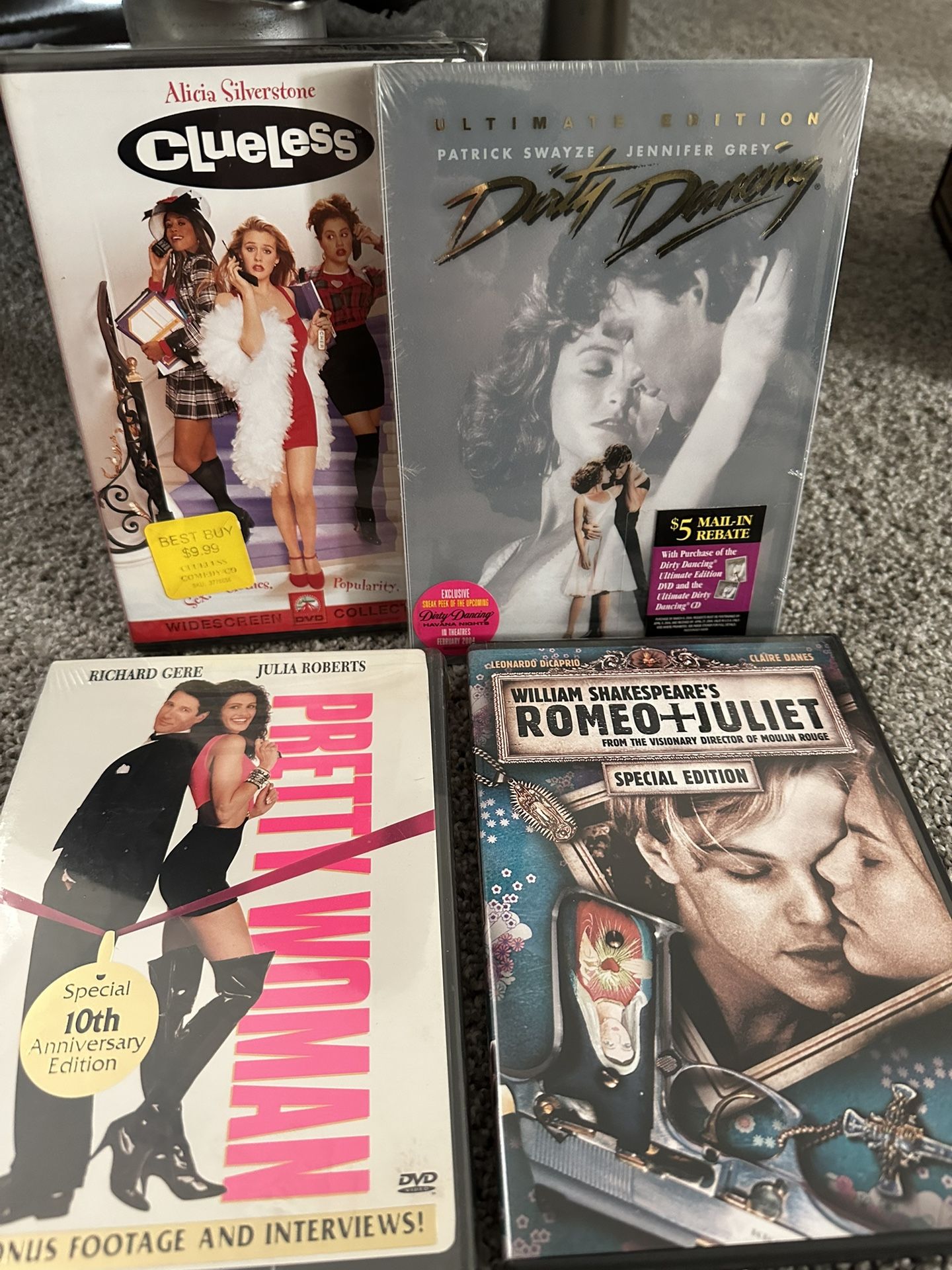 4 Classic Movies Unopened On DVD All For For Only $10