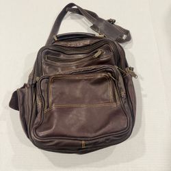 Vintage Cortez Columbian Leather Crossbody Purse Bag Small Messenger Bag