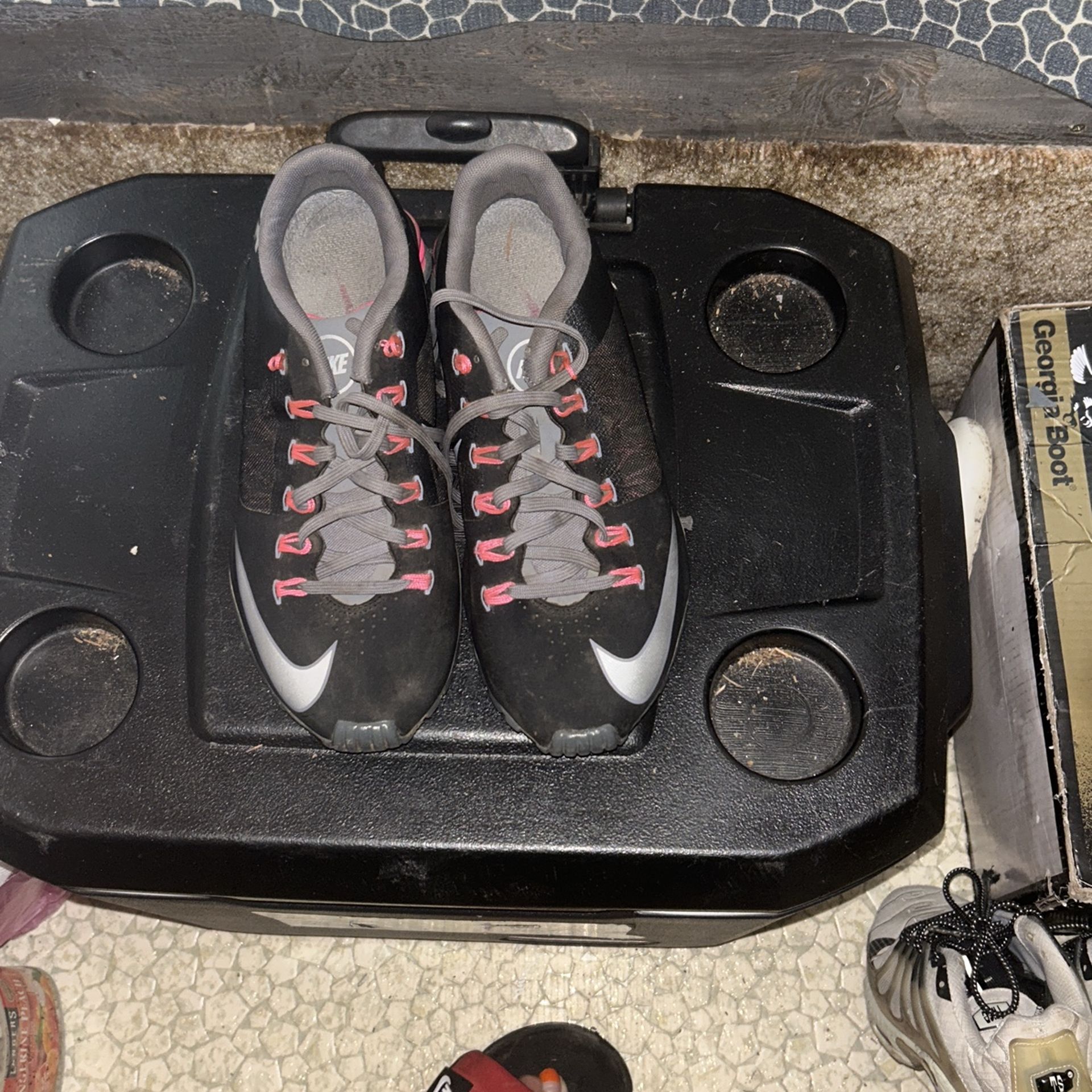 Pink Black And Grey Shocks