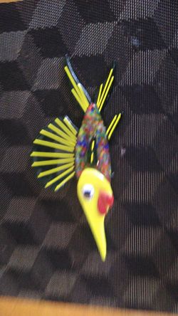 Ceramic coloured fish