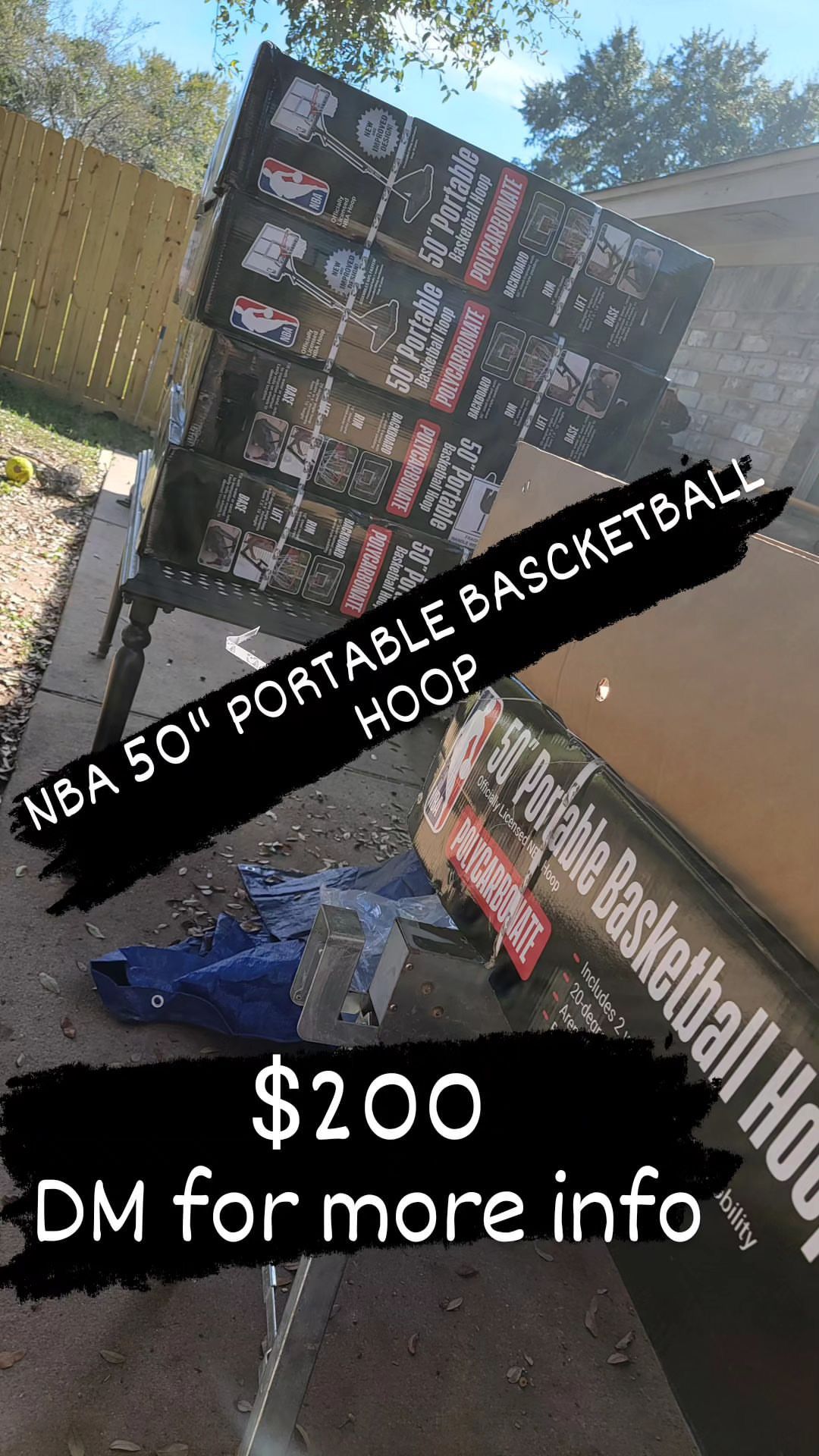 NBA 50’’ PORTABLE BASKETBALL HOOP