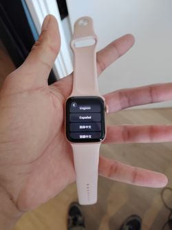 Apple watch se rose gold
