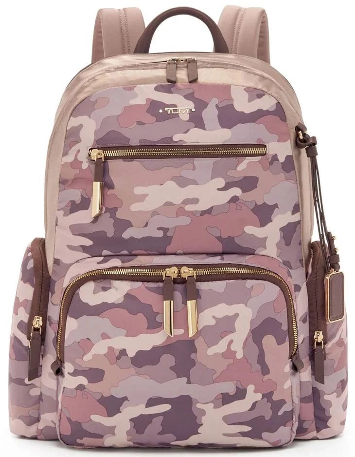 TUMI Voyageur Carson Backpack Pink Camo