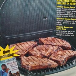 GEORGE FOREMAN EXTRA EXTRA JUMBO SIZE GRILL