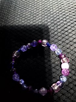 Beautiful Hand Made Plastic Braclet. size small