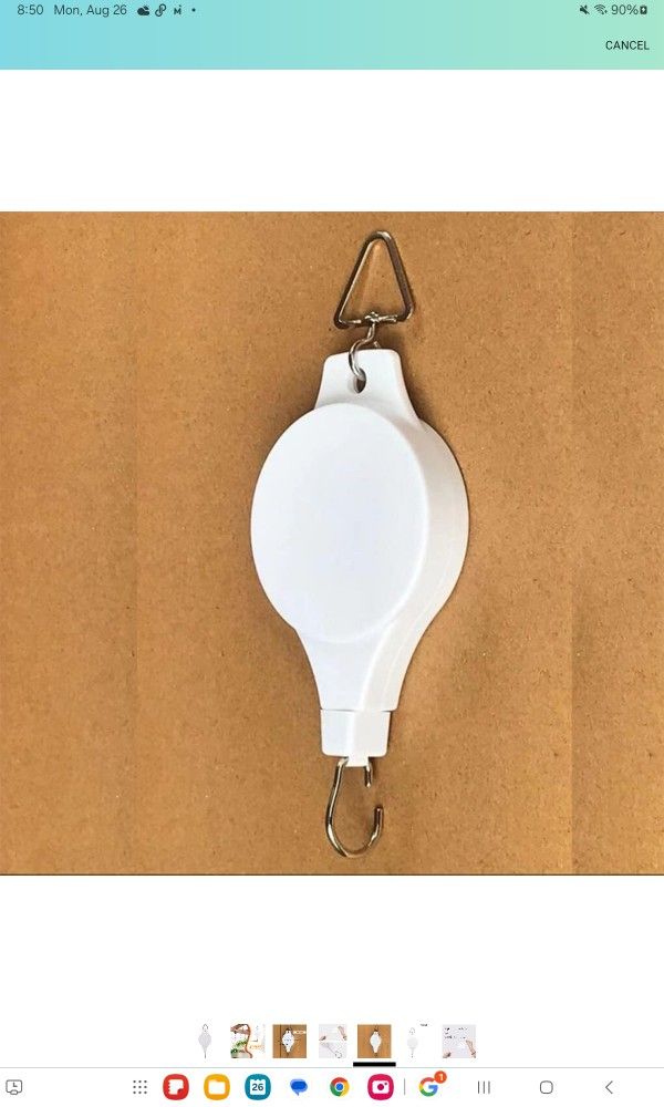 2pcs Garden Basket Pots Hanging Hook Height Plant Pulley lifting (19)