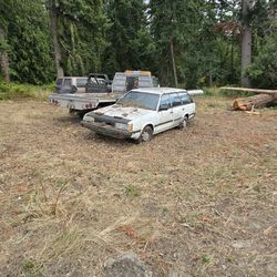 86 Subaru GL wagon. Front Wheel Drive