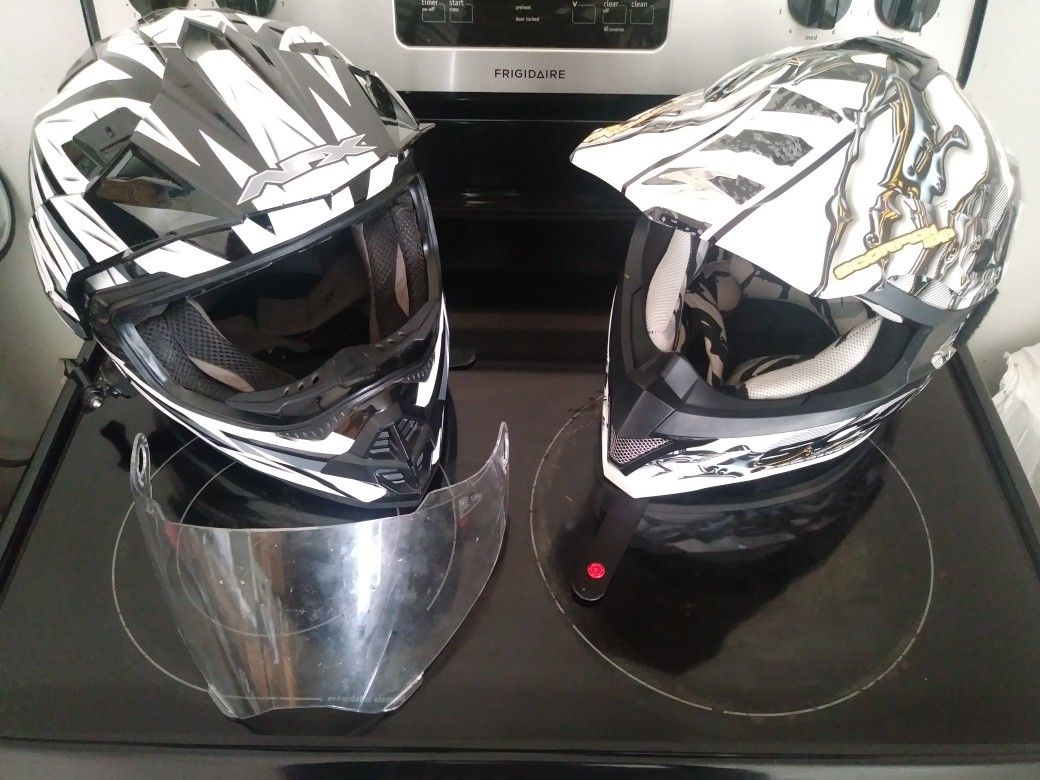 Adult and kids dirt bike helmets