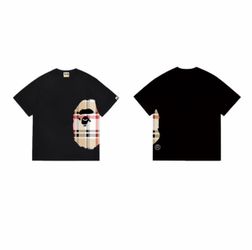 New A Bathing Ape Bape black t shirt