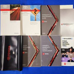 2020 Toyota Camry Owners Manual - Complete Set