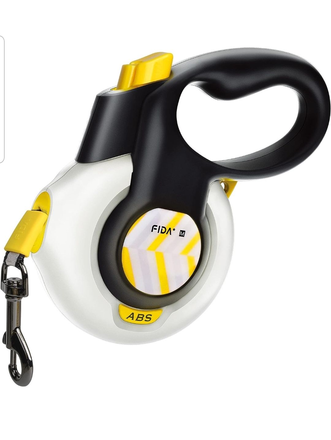 FIDA AutoBrake Retractable Dog Leash. Advanced Patented Design for Dog Pulling, 16 ft Heavy Duty No Pull Pet Walking Leash for Medium Breeds. Tangle F