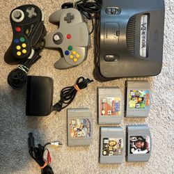 Nintendo 64 + 5 Games (hablo Espanol)