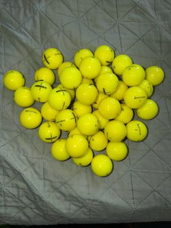 50 TaylorMade  distance + Yellow Golf Balls