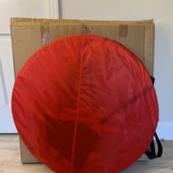 Wakeman 2 Person Pop Up Tent Water Resistant Barrel Style Camping Enclosure