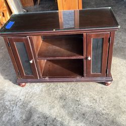 TV STAND comes with glass top