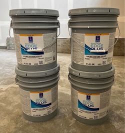 20 gallons FLAT Interior Paint. Alabaster color