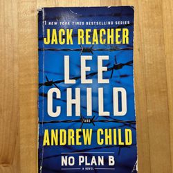 Book- “No Plan B” Lee Child