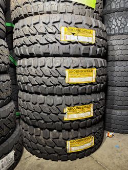 35x12.50r17 groudspeed mt installation and balance include