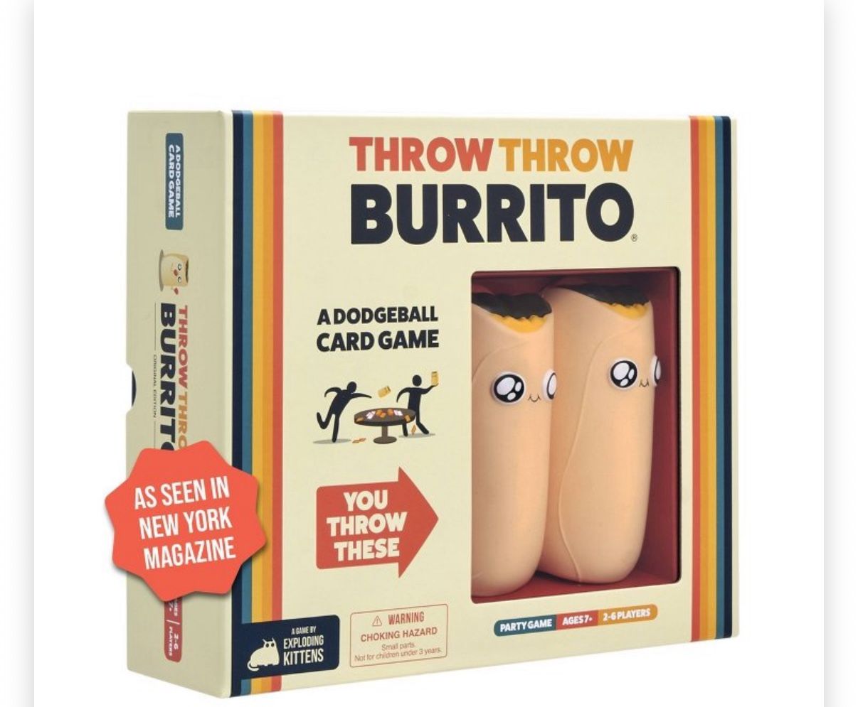 BRAND NEW: Throw Throw Burrito Game