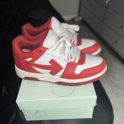 Off-White Out Of Office Red White
