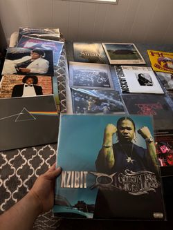 Vinyls cds and cassettes