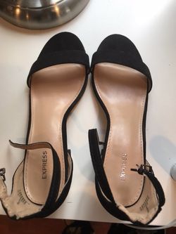 Express black heels