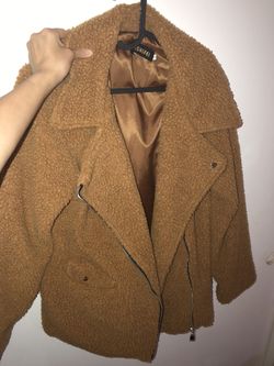 Tan Fuzzy Coat 