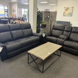 Ashley Reclining Sofa And Loveseat 